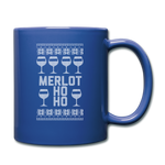 Merlot Ho Ho - Full Color Mug - royal blue