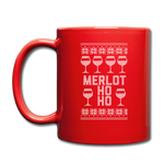 Merlot Ho Ho - Full Color Mug - red