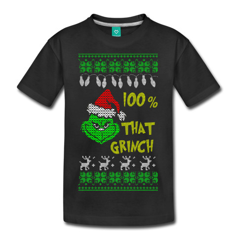 100% That Grinch - Kids' Premium T-Shirt - black