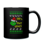 100% That Grinch - Full Color Mug - black