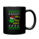 100% That Grinch - Full Color Mug - black