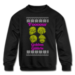 Four Golden Girls - Kids' Crewneck Sweatshirt - black