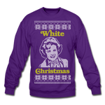 White Christmas - Crewneck Sweatshirt - purple