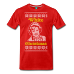 White Christmas - Men's Premium T-Shirt - red