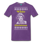 White Christmas - Men's Premium T-Shirt - purple