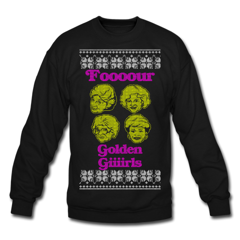 Four Golden Girls - Crewneck Sweatshirt - black