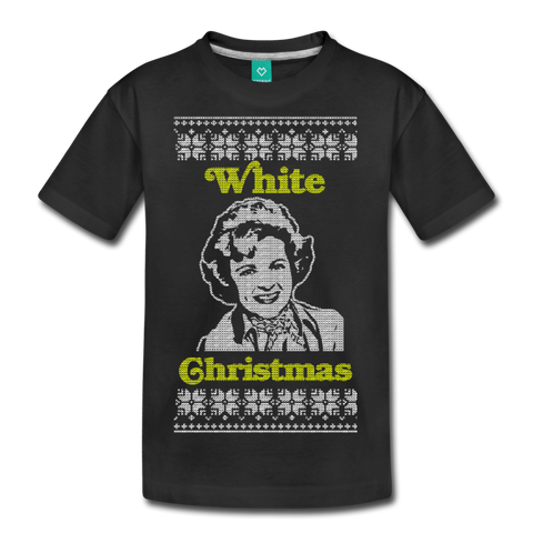 White Christmas - Kids' Premium T-Shirt - black