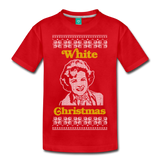 White Christmas - Kids' Premium T-Shirt - red