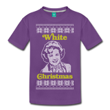 White Christmas - Kids' Premium T-Shirt - purple