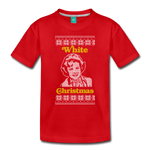 White Christmas - Toddler Premium T-Shirt - red