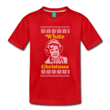 White Christmas - Toddler Premium T-Shirt - red