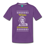 White Christmas - Toddler Premium T-Shirt - purple