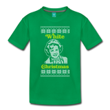 White Christmas - Toddler Premium T-Shirt - kelly green