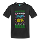 Sleighed By the Bell - Toddler Premium T-Shirt - black