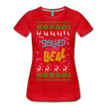 Sleighed By the Bell - Women’s Premium T-Shirt - red