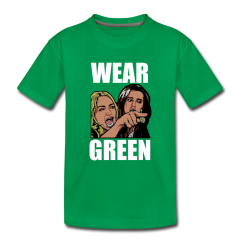 Wear Green - St. Patrick's Day - Toddler Premium T-Shirt - kelly green