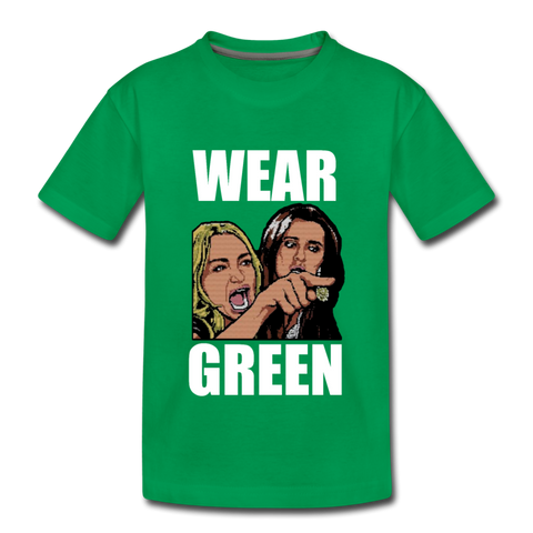 Wear Green - St. Patrick's Day - Kids' Premium T-Shirt - kelly green