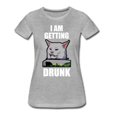 I Am Getting Drunk - Women’s Premium T-Shirt - heather gray