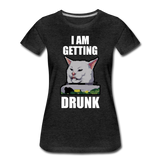 I Am Getting Drunk - Women’s Premium T-Shirt - charcoal gray