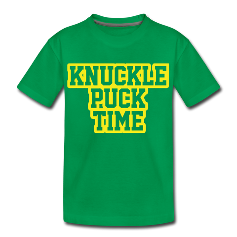 Knuckle Puck Time - Kids' Premium T-Shirt - kelly green