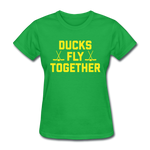 Ducks Fly Together - Women's T-Shirt - bright green