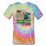 Tiger King - Unisex Tie Dye T-Shirt - rainbow