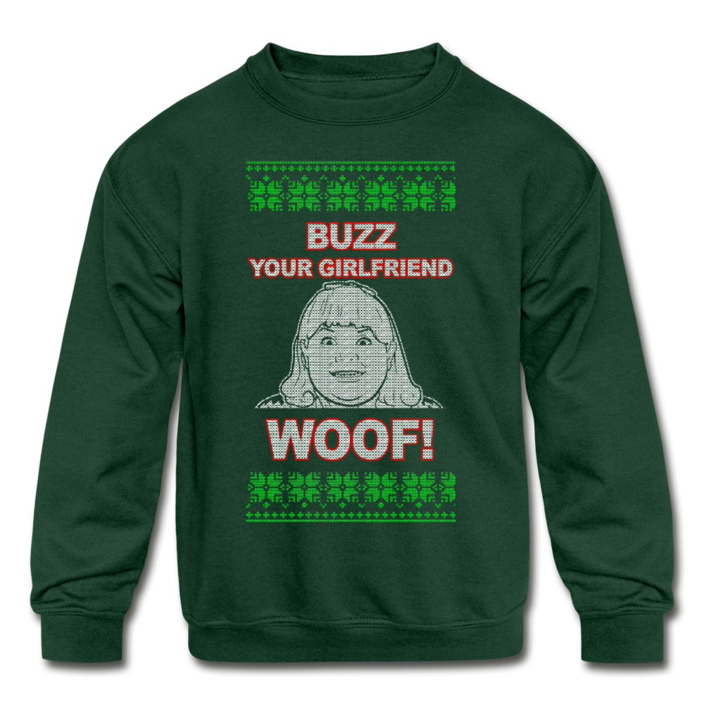 Buzz your girlfriend sale woof ugly sweater