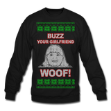 Buzz! Your Girlfriend Woof! - Crewneck Sweatshirt - black