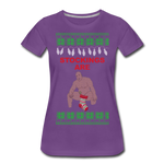 Stockings Are Hung - Women’s Premium T-Shirt - purple