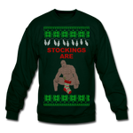 Stockings Are Hung - Crewneck Sweatshirt - forest green