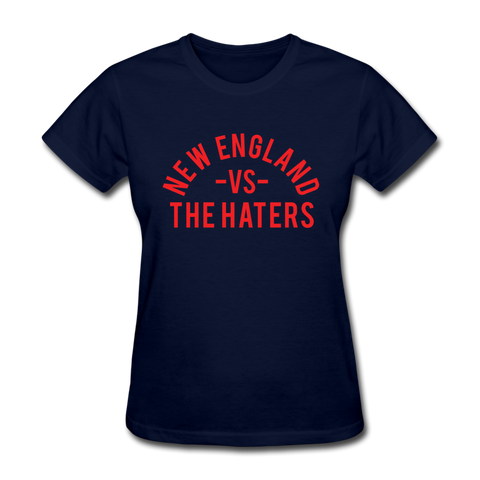 New England vs. the Haters - Women's T-Shirt - navy
