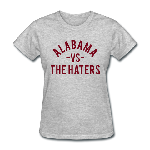 Alabama vs. the Haters - Women's T-Shirt - heather gray