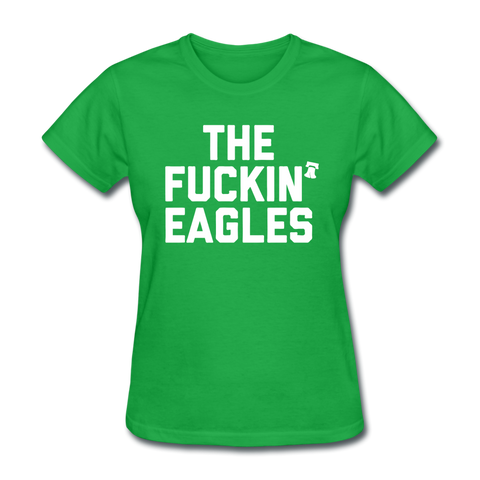 The Fuckin' Eagles -Women's T-Shirt - bright green