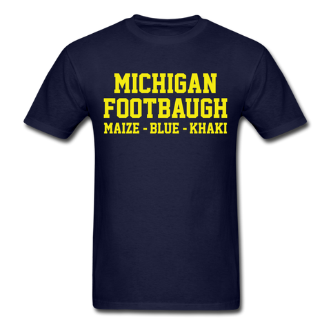 Michigan Footbaugh - Unisex Classic T-Shirt - navy