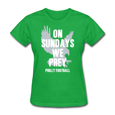 On Sundays We Prey - Women's T-Shirt - bright green
