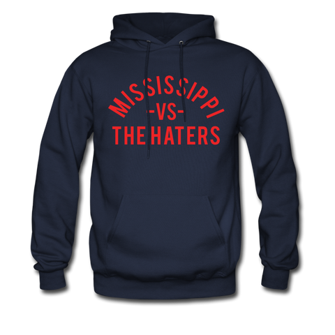 Mississippi vs. the Haters - Men's Hoodie - navy