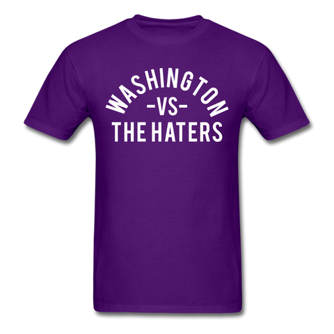 Washington vs. the Haters - Unisex Classic T-Shirt - purple