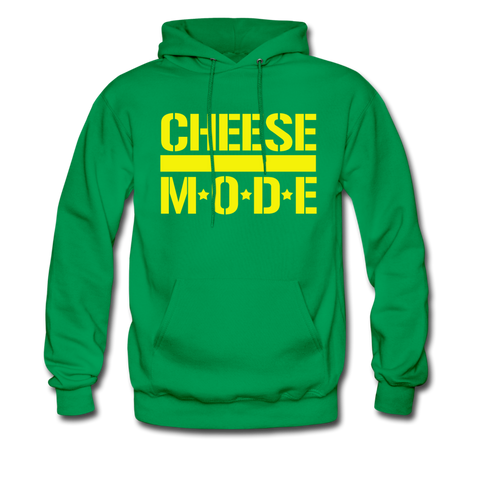 Cheese Mode - Men's Hoodie - kelly green