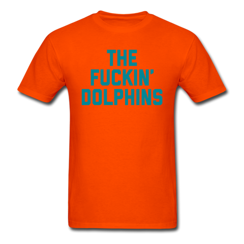 The Fuckin' Dolphins - Unisex Classic T-Shirt - orange