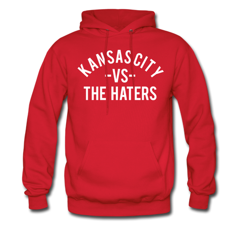 Kansas City vs. the Haters - Men's Hoodie - red