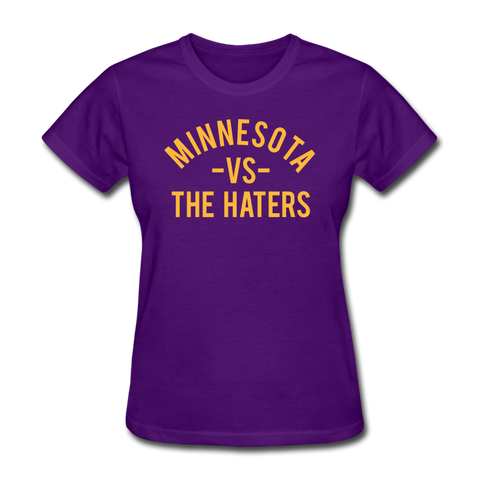 Minnesota vs. the Haters - Women's T-Shirt - purple