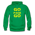 Go Pack Go - Men's Hoodie - kelly green