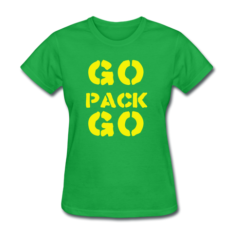 Go Pack Go - Women's T-Shirt - bright green