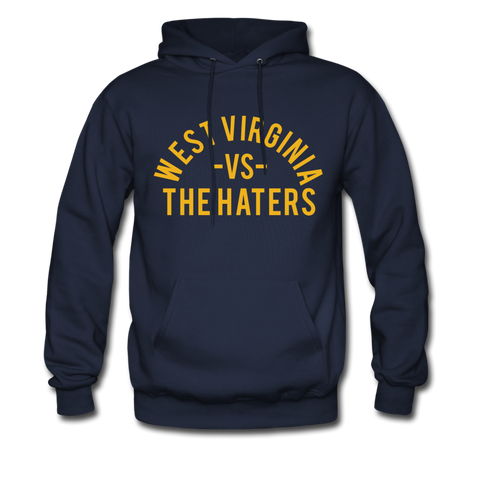 West Virginia vs. the Haters - Men's Hoodie - navy