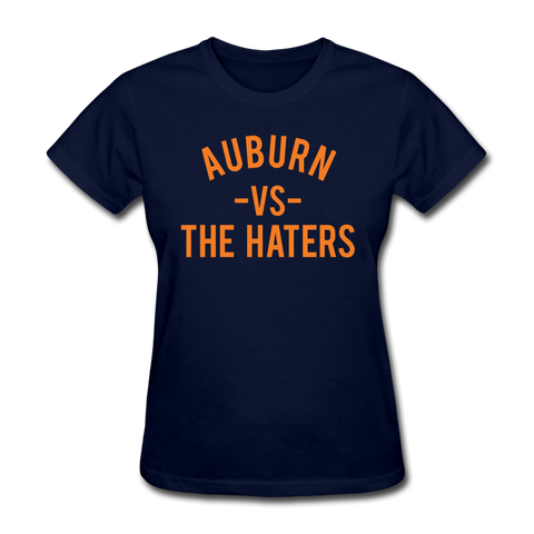 Auburn vs. the Haters - Women's T-Shirt - navy