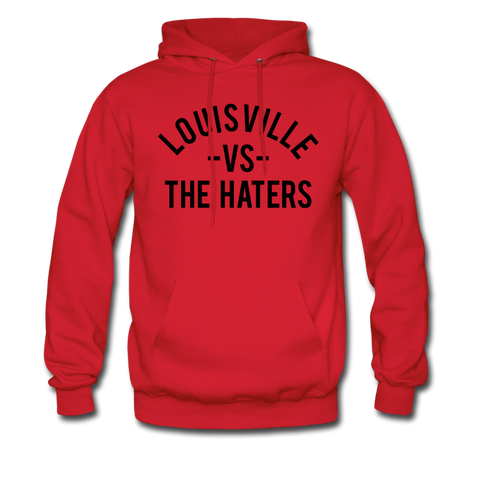 Louisville vs. the Haters - Men's Hoodie - red