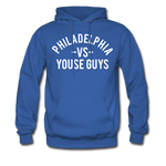 Philadelphia vs. Youse Guys - Men's Hoodie - royal blue