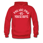 Philadelphia vs. Youse Guys - Men's Hoodie - red