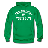 Philadelphia vs. Youse Guys - Men's Hoodie - kelly green