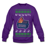 2020 Dumpster Fire - Unisex Crewneck Sweatshirt - purple